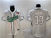 Men's Philadelphia Eagles #33 Cooper DeJean White 2025 Super Bowl LIX Patch Cool Base Stitched Baseball Jersey Dzhi,baseball caps,new era cap wholesale,wholesale hats